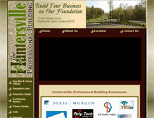 Tablet Screenshot of huntersvilleprofessionalbuilding.com